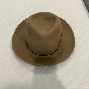 Yellow Box Brown Fedora Hat